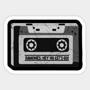 hey ho let's go Sticker